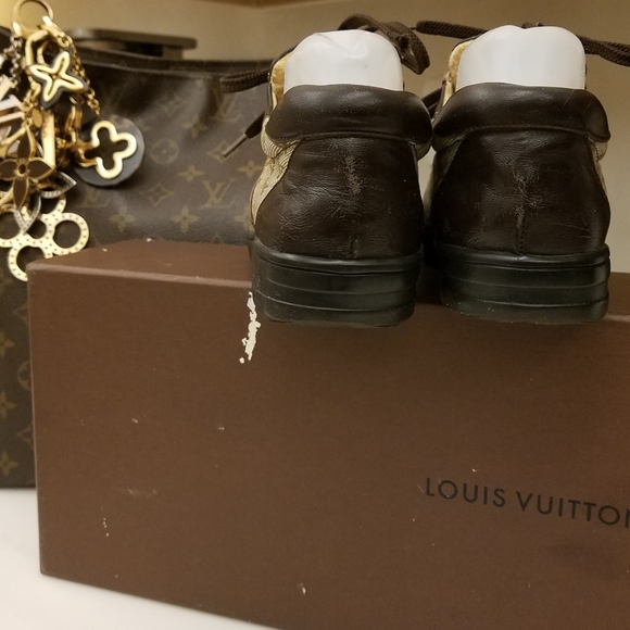 AUTH LOUIS VUITTON SNEAKERS MONOGRAM MINI 35 SHOES - Picture 5 of 8